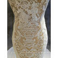 High Quality Custom Made short sleeves mermaid wedding dress